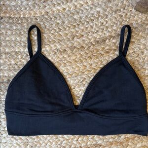 Athleta Black Sports Bra Size Large